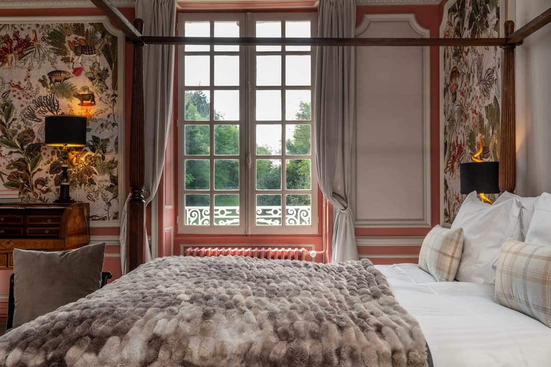 Chambre du Château de la Huberdière