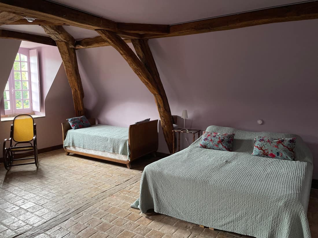 Chambre du Château de la Huberdière