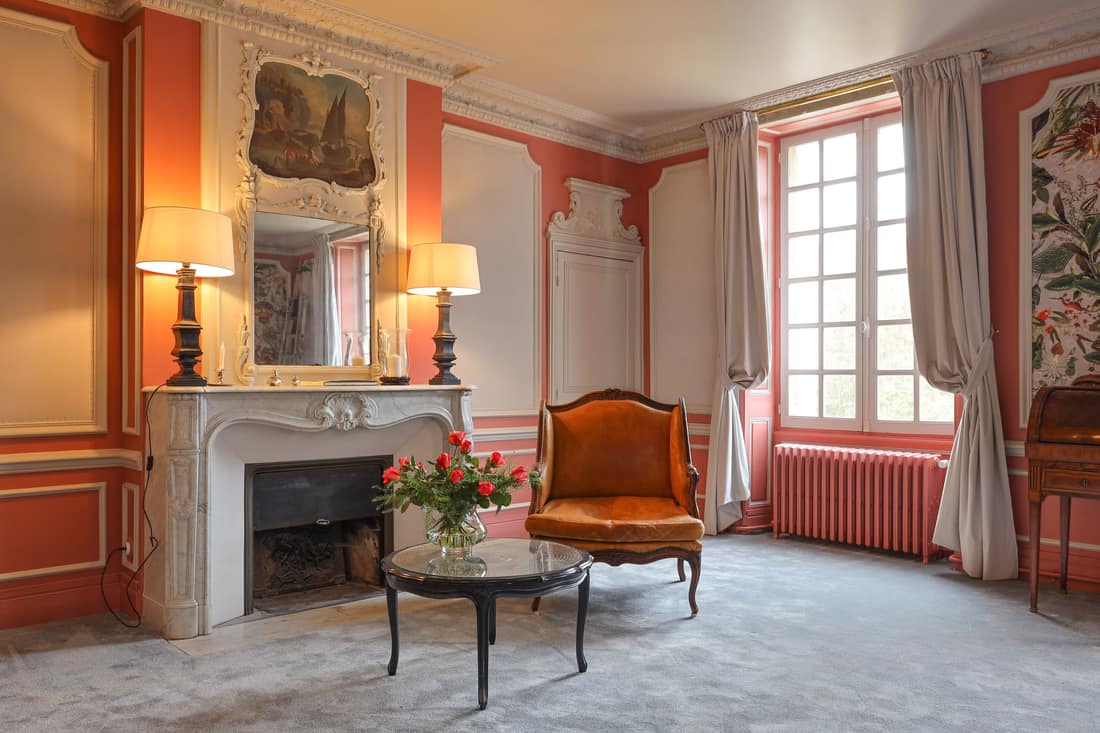 Chambre du Château de la Huberdière