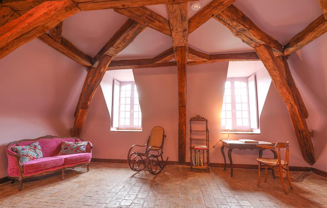 Chambre du Château de la Huberdière