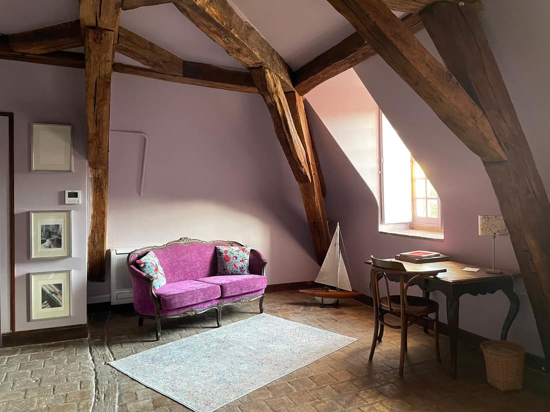 Chambre du Château de la Huberdière