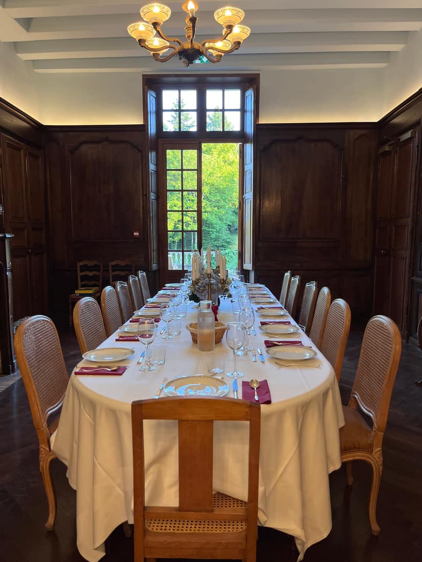 Table et cuisine du Château de la Huberdière