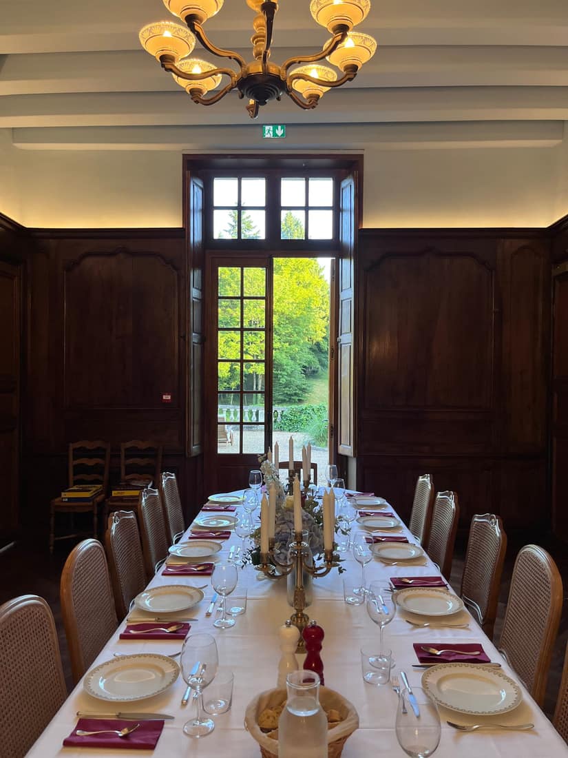 Table et cuisine du Château de la Huberdière
