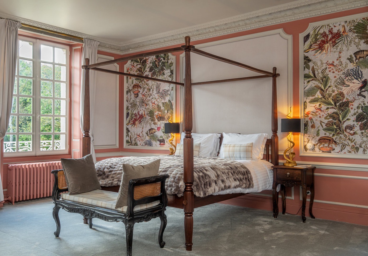 Chambre Paradis Sauvage, Château de la Huberdière