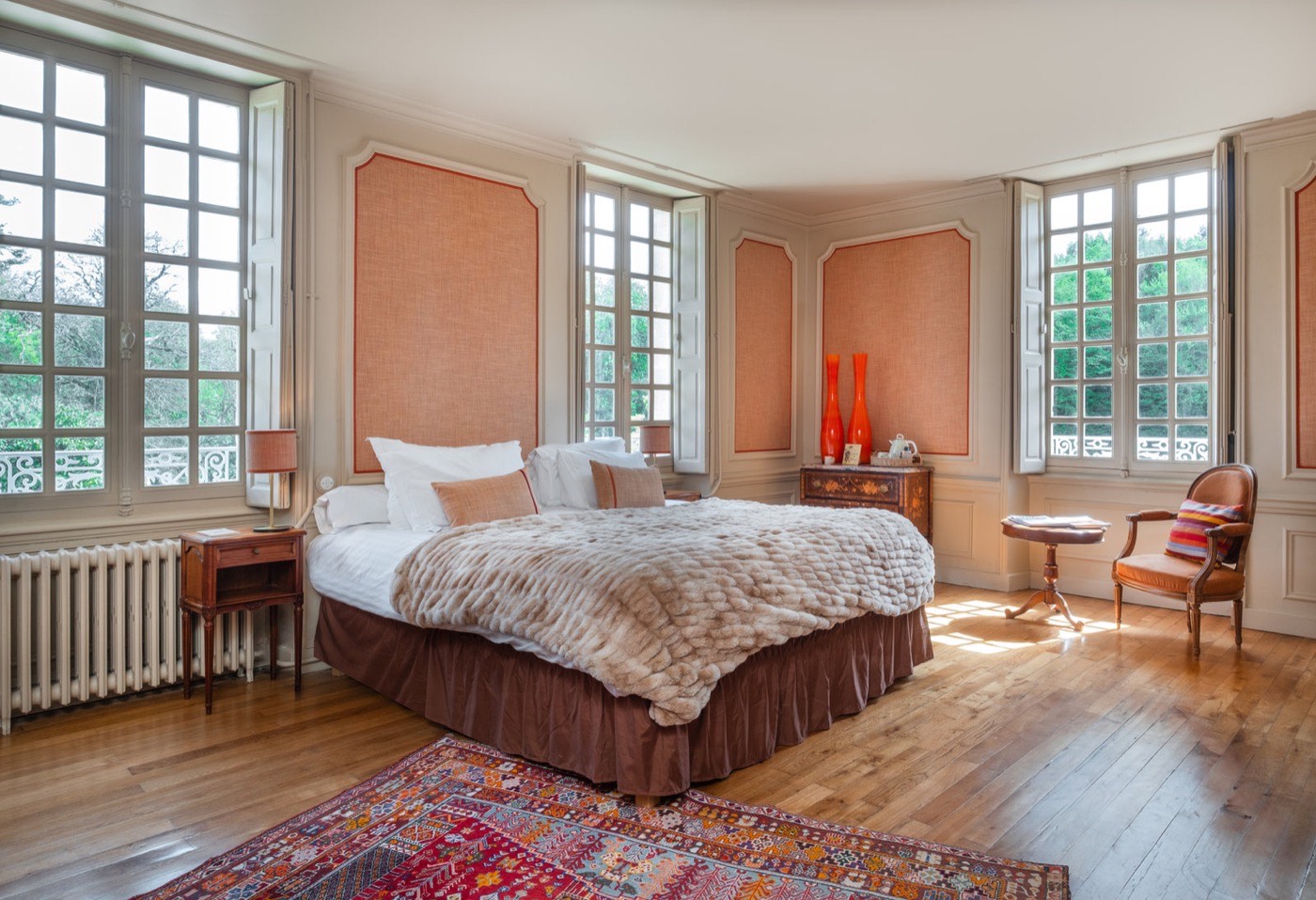 Chambre Thé, Château de la Huberdière